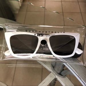 NWT QuayxDesi White “Don’t At Me” Sunglasses